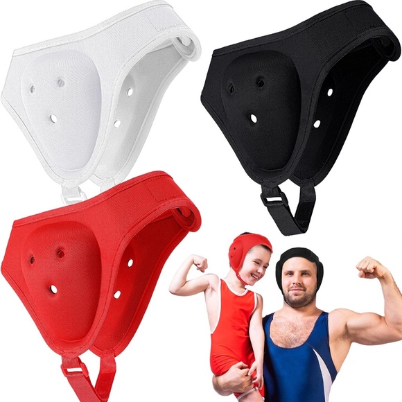 3 Pieces Wrestling Soft Ear Guard Grappling Headgear Kids/Adults Wrestling Gear - Picture 1 of 11